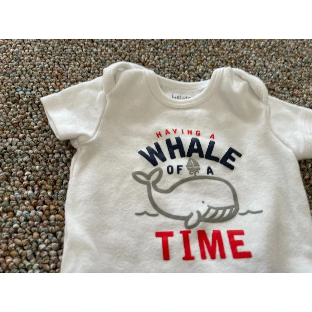 Carter's Having a Whale of a Time Boys Bodysuit 3M
